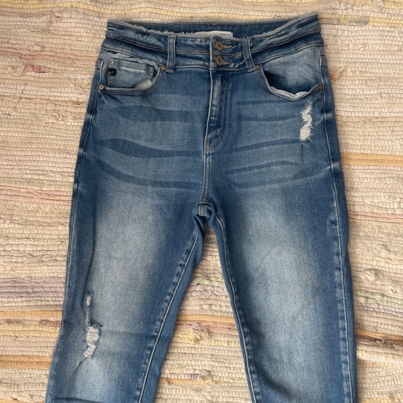 KanCan Ultra High Rise Stretch Distressed Skinny Jeans Size 29 - Picture 3 of 9